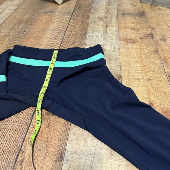 Lululemon Run Inspire Crops navy/teal - Picture 3 of 10